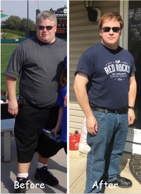 Gym member Phil Before and After picture